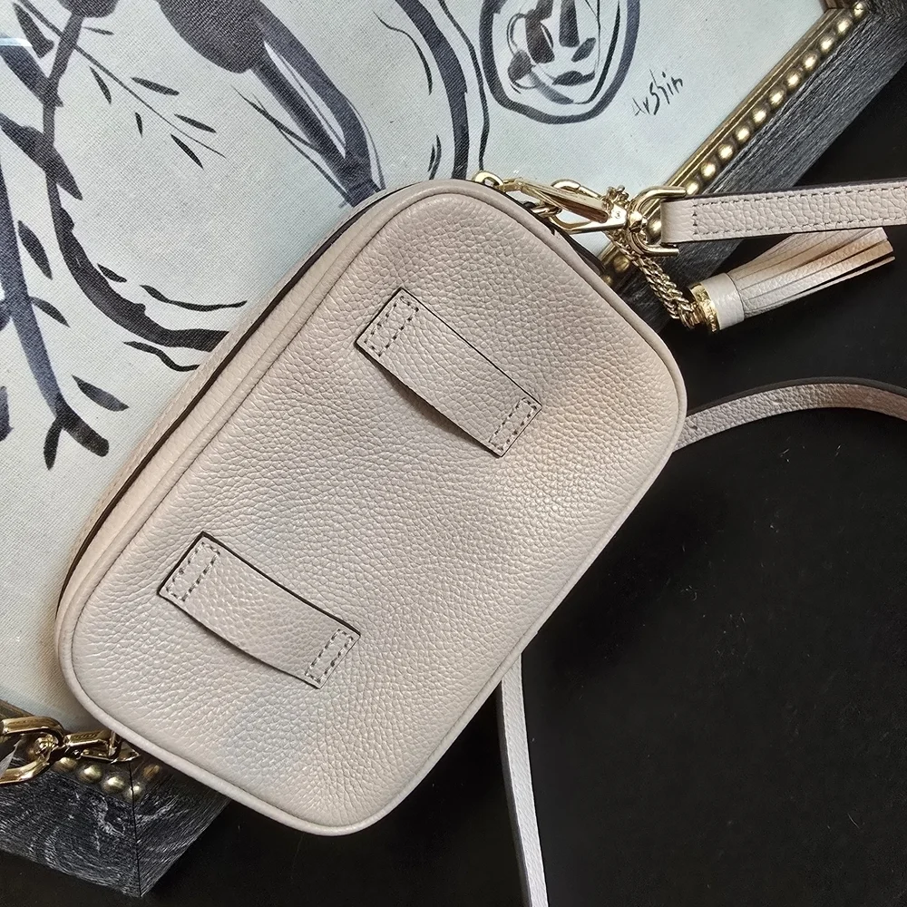 Michael Kors Jet Set Small Pebbled Leather Convertible Crossbody Belt Bag Soft P